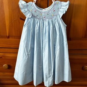 The Beaufort Bonnet Company Smocked Dress girls size 5